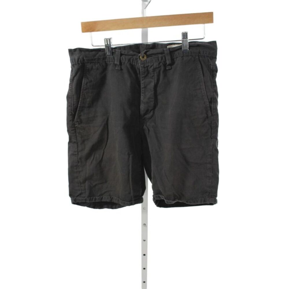 Rag & Bone Mens Chino Shorts Gray Cotton Button Casual Size 31